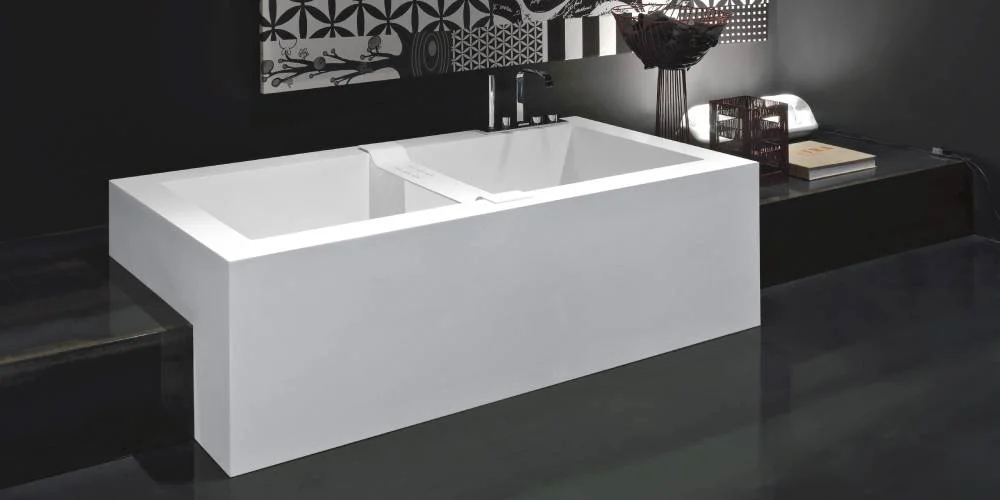 Antonio Lupi Biblio Semi-Recessed Tub BIBLIO70
