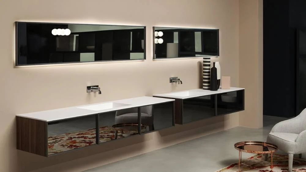 Antonio Lupi Bespoke Mirror with LED Lights BSK50W