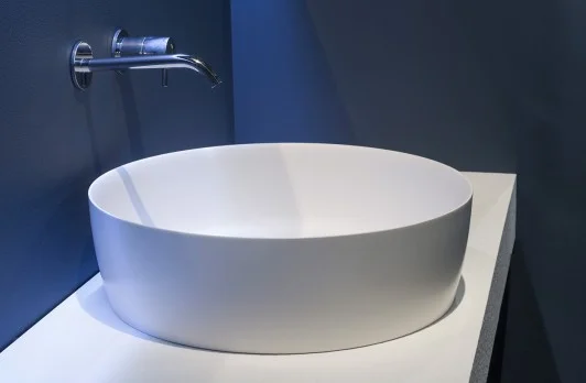 Antonio Lupi Catino round top mount sink CATINO
