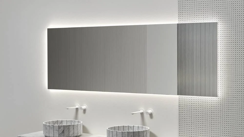 Antonio Lupi Distinto Polished Edge Mirror DISTINTO275W