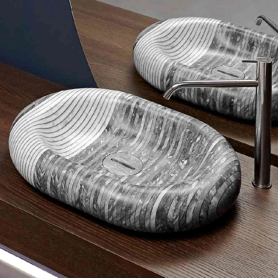 Antonio Lupi Gessati Countertop Stone Sink GESSATI60