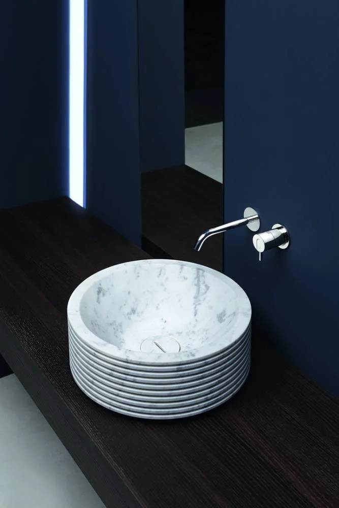 Antonio Lupi Introverso Countertop Stone Sink INTROVERSO45