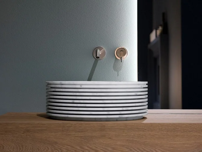 Antonio Lupi Introverso Countertop Stone Sink INTROVERSO45