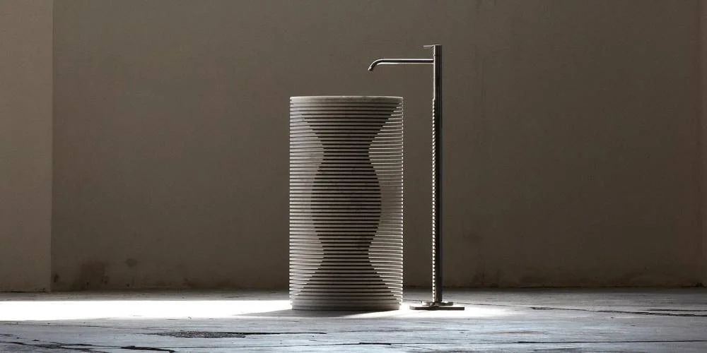 Antonio Lupi Introverso Freestanding Stone Sink INTROVERSO