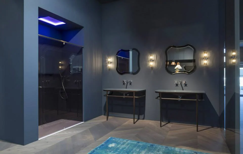Antonio Lupi Luxor round mirror LUXOR390