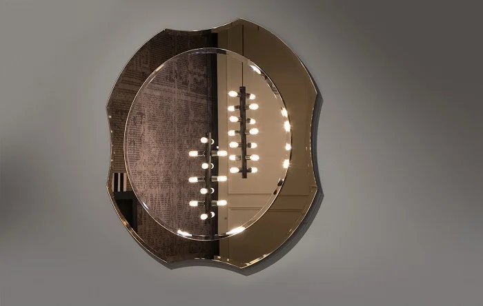 Antonio Lupi Luxor round mirror LUXOR790 H.90