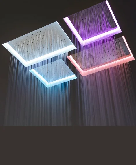Antonio Lupi Meteo encased shower head METEO1BL