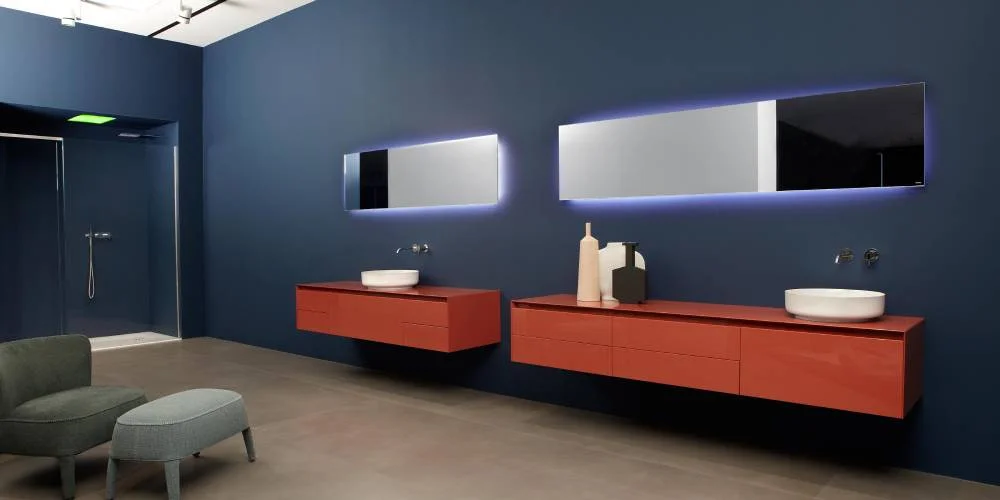 Antonio Lupi Neutroled Polished Edge Mirror NEUTRO1144W45