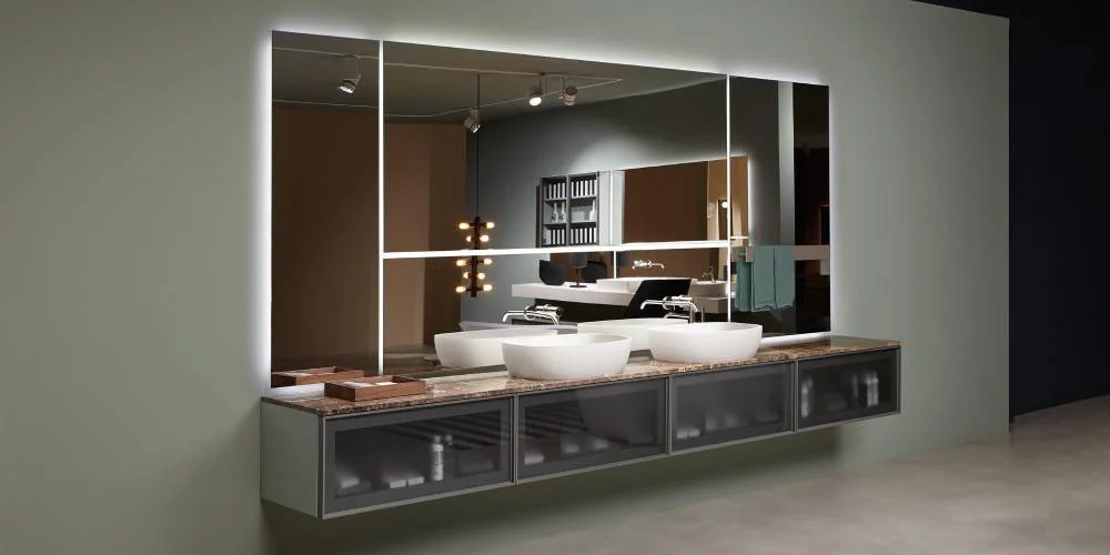 Antonio Lupi Neutrokit Polished Edge Mirror NTKIT210W54
