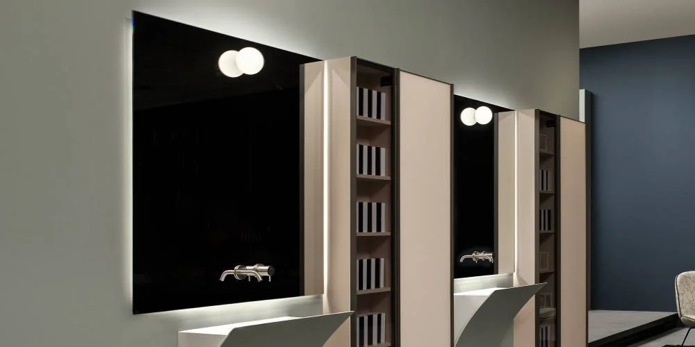 Antonio Lupi Neutrokit Polished Edge Mirror NTKIT50W