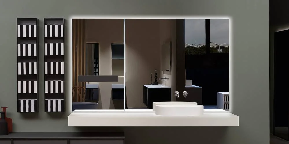 Antonio Lupi Neutrokit Polished Edge Mirror NTKIT50W