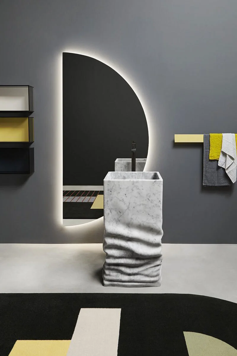 Antonio Lupi Ossimoro Freestanding Stone Sink OSSIMORO