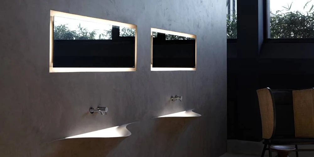 Antonio Lupi Periplo Built-In Mirror with LED Lights PERIPLO