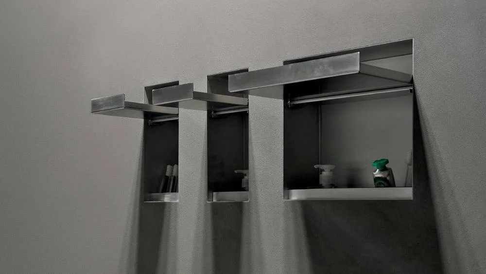 Antonio Lupi Sesamo Built-In Wall Soap Dispenser or Brush Holder SESAMO2