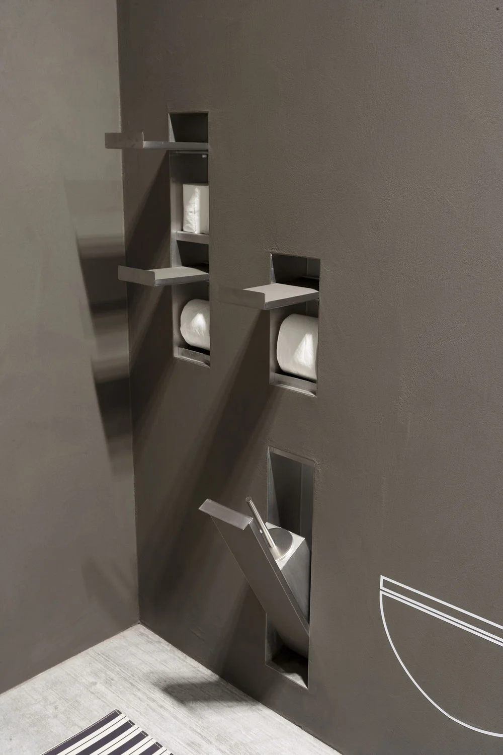Antonio Lupi Sesamo Built-In Toilet Paper Holder SESAMO4