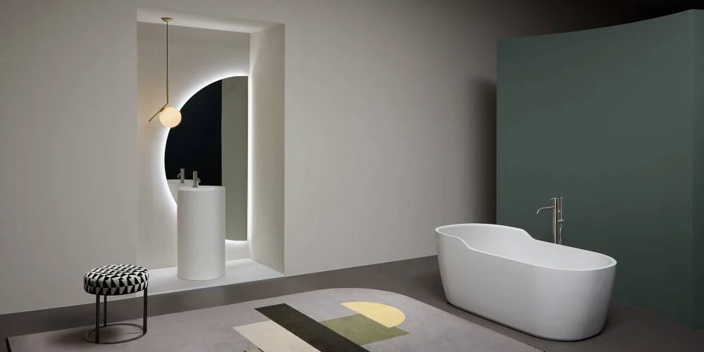 Antonio Lupi Spicchio Polished Edge Mirror SPICCHIO90