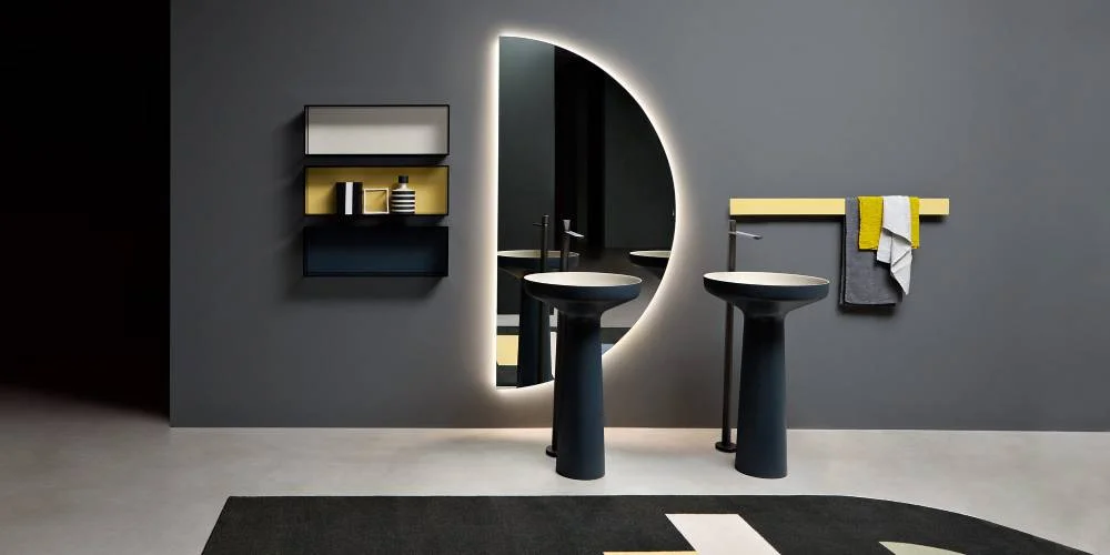 Antonio Lupi Spicchio Polished Edge Mirror SPICCHIO90