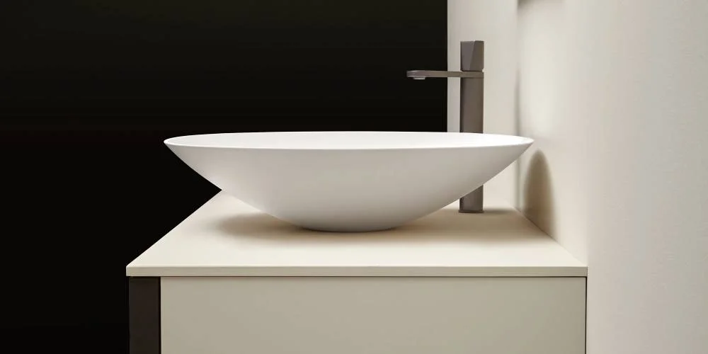 Antonio Lupi Velo Round Countertop sink VELOTONDO45