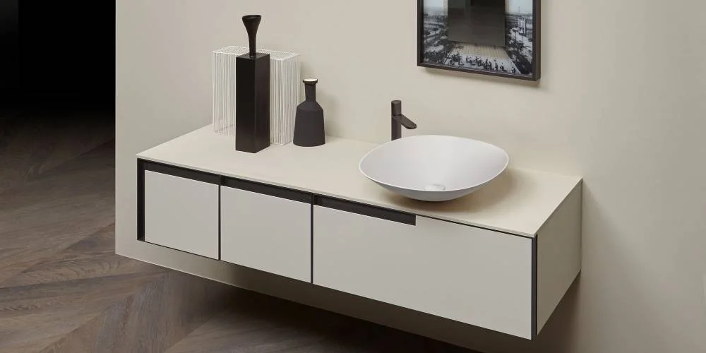 Antonio Lupi Velo Round Countertop sink VELOTONDO45