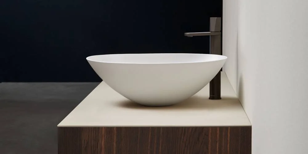 Antonio Lupi Velo Round Countertop Sink VELOTONDO54