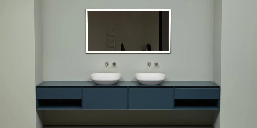 Antonio Lupi Vertice Polished Edge Mirror VERTICE75W