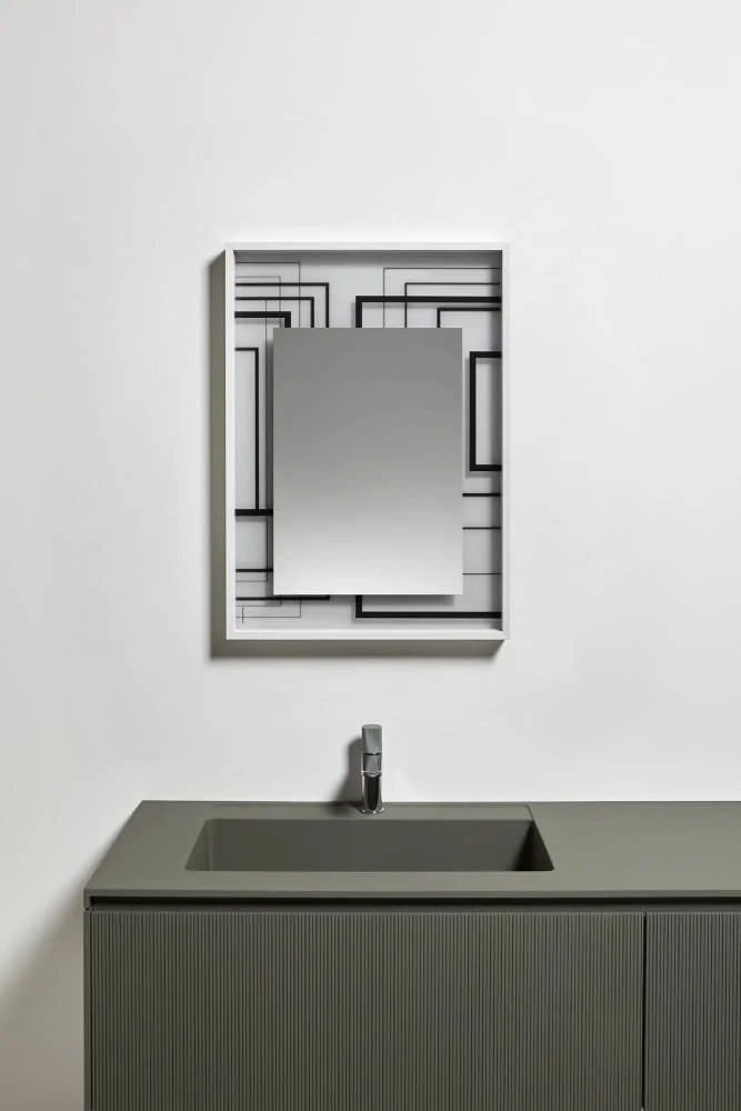 Antonio Lupi Collage White Mirror WHITE308