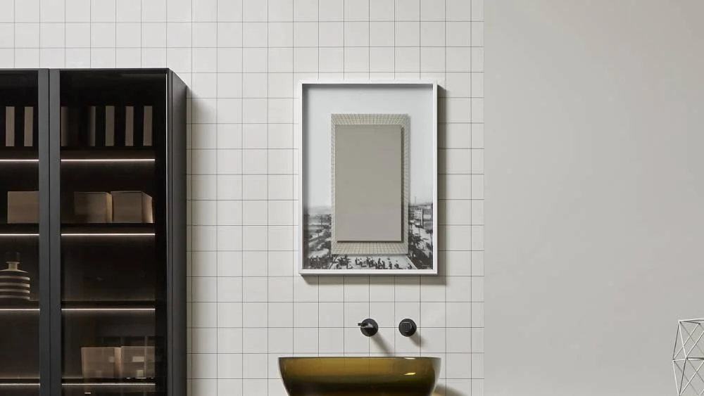 Antonio Lupi Collage White Mirror WHITE308