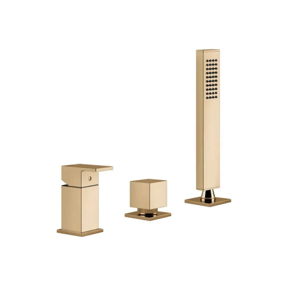 Gessi Rettangolo Three-hole tub tap 20043