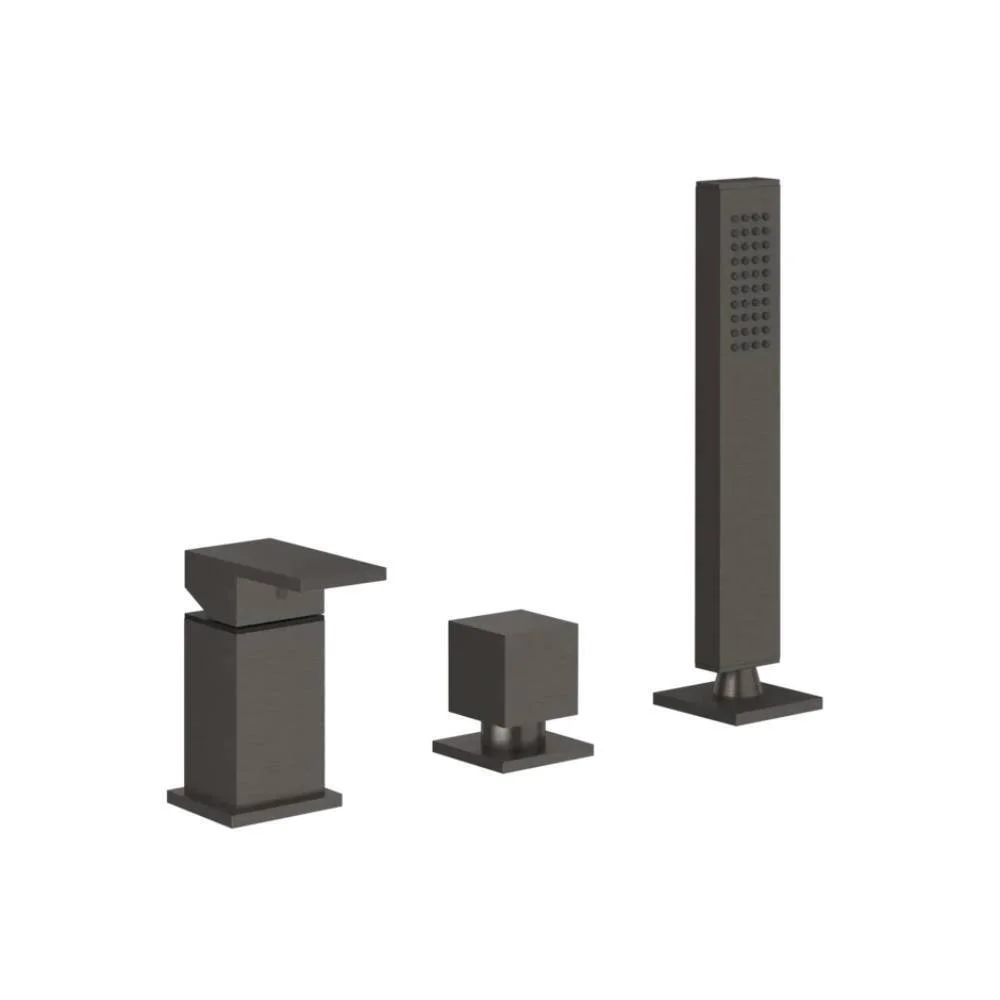 Gessi Rettangolo Three-hole tub tap 20043