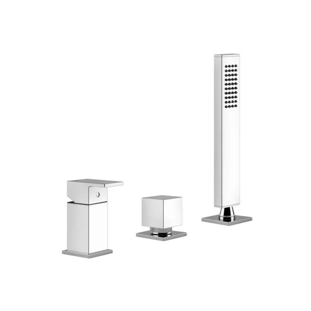 Gessi Rettangolo Three-hole tub tap 20043