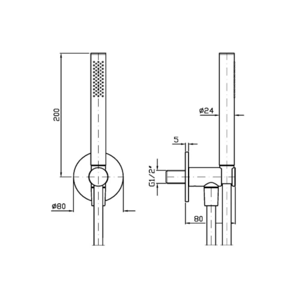 Zucchetti Pan S Shower Set Z93928