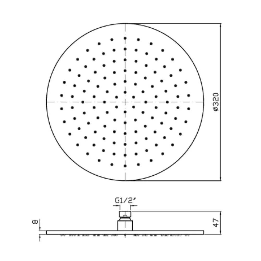 Zucchetti Sablier Shower head Z94262.X