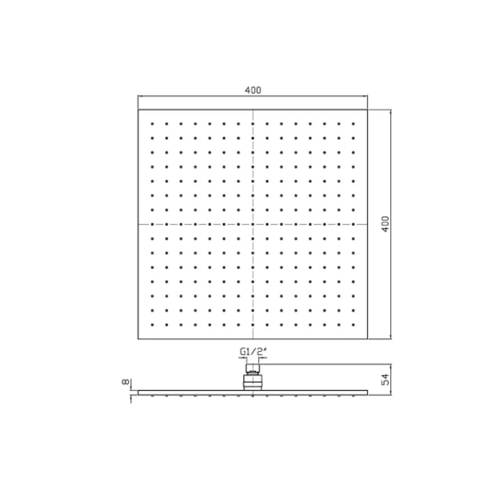 Zucchetti Aguablu Fixed Jet Shower Head Z94270