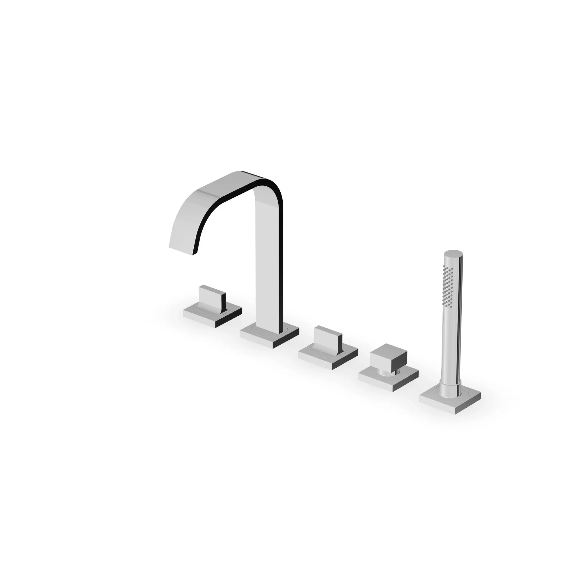 Zucchetti Aguablu Deck Mounted Tub Group ZA5470