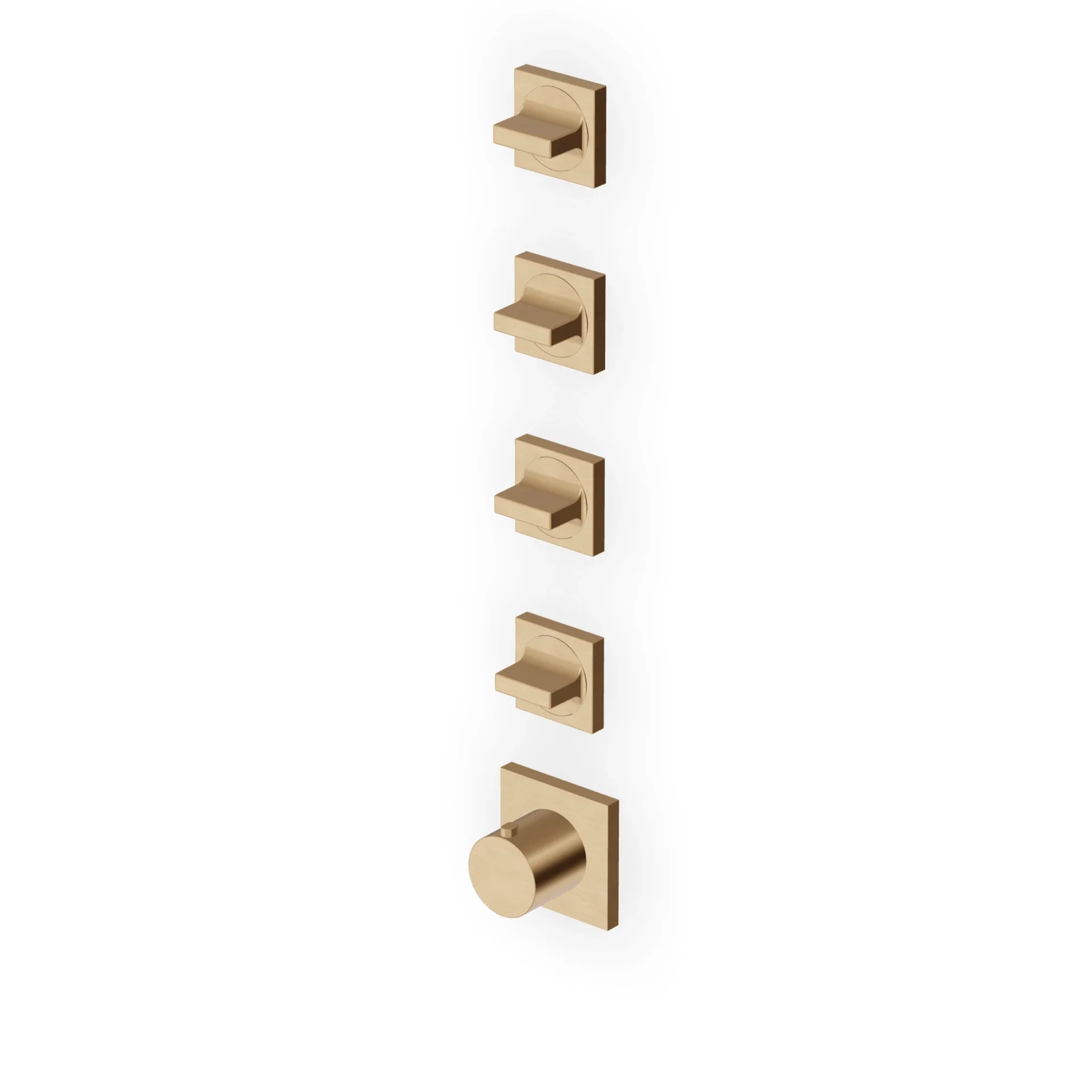 Zucchetti Aguablu Thermostatic Shower with 4 Stop Valves ZA5804