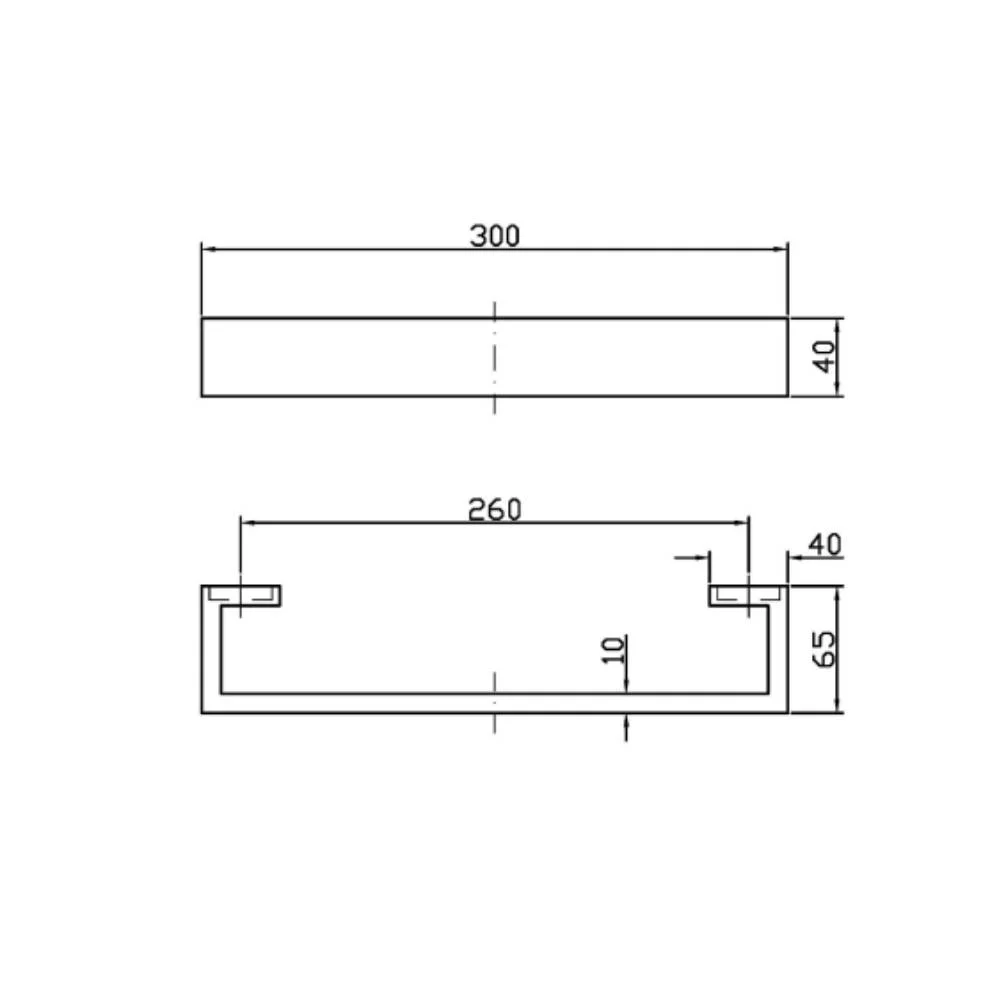 Zucchetti Aguablu Towel Holder ZAC420