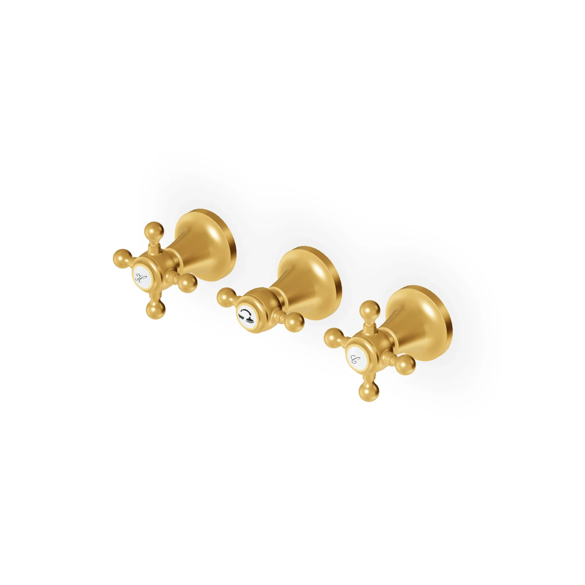 Zucchetti Agorà Wall Mounted Tub Mixers + Recessed Part ZAG695+R99508