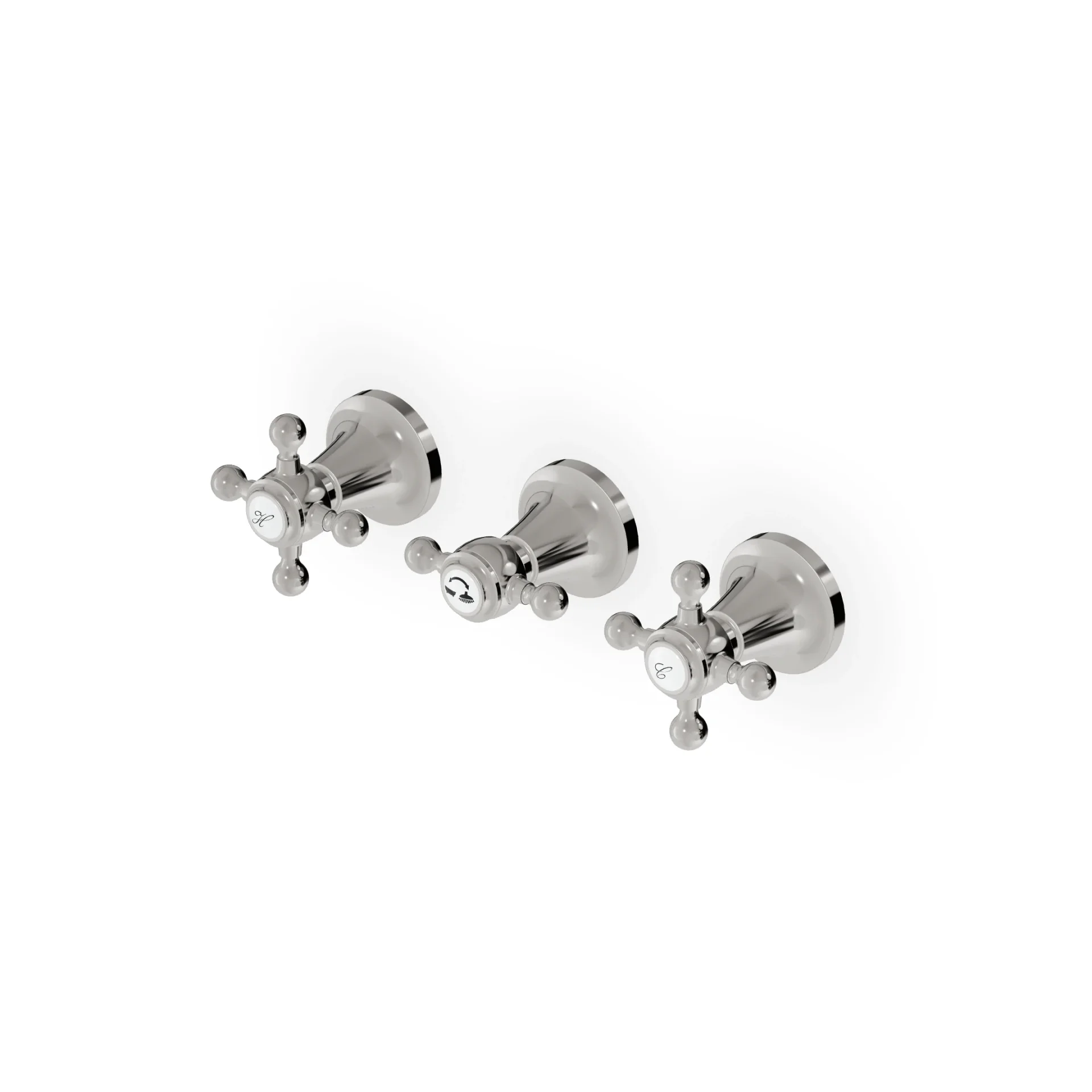 Zucchetti Agorà Wall Mounted Tub Mixers + Recessed Part ZAG695+R99508