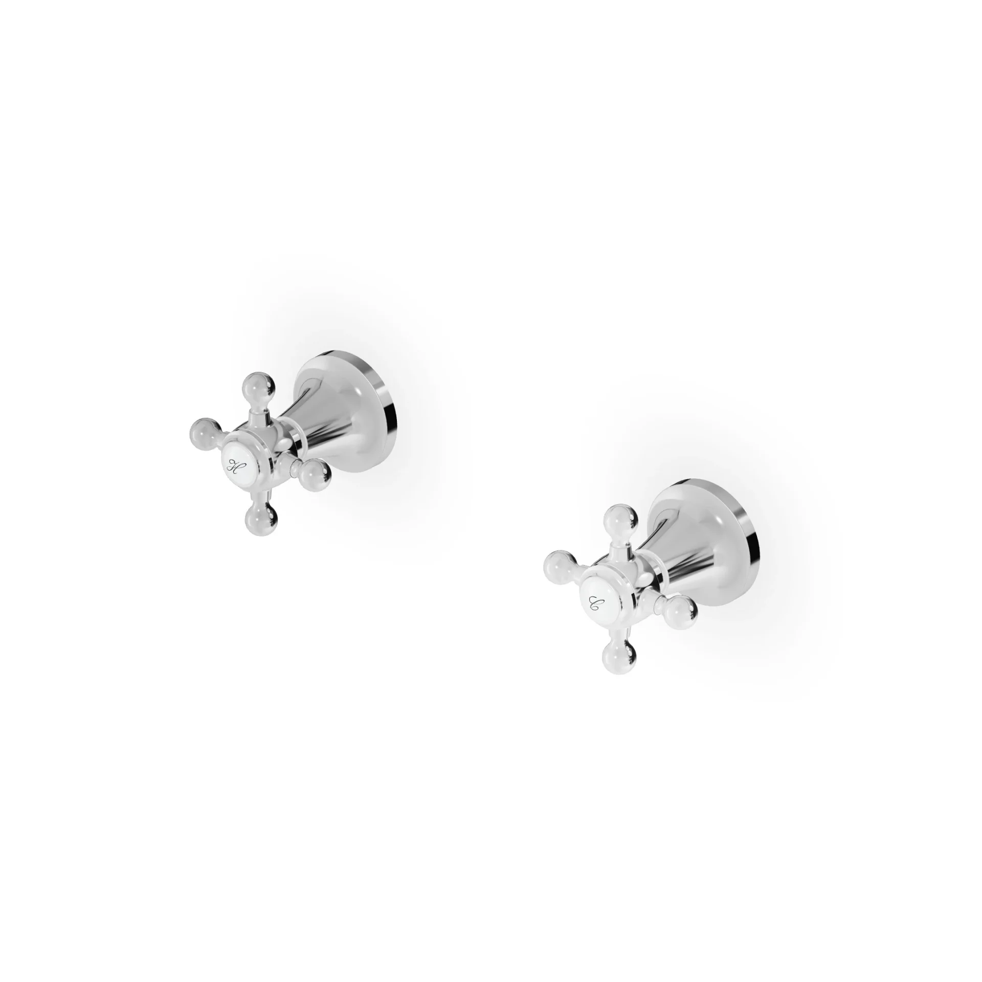 Zucchetti Agorà Wall Mounted Shower Mixers + Recessed Part ZAG738+R99503