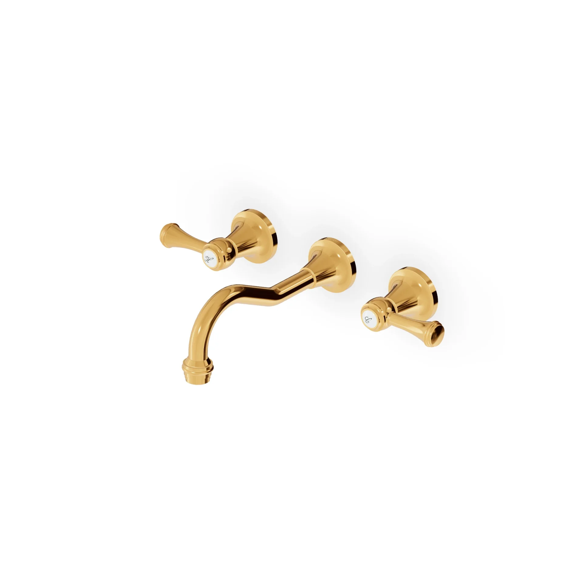 Zucchetti Agorà Classic 3 Holes Sink Tap + Recessed Part ZAL672+R99504