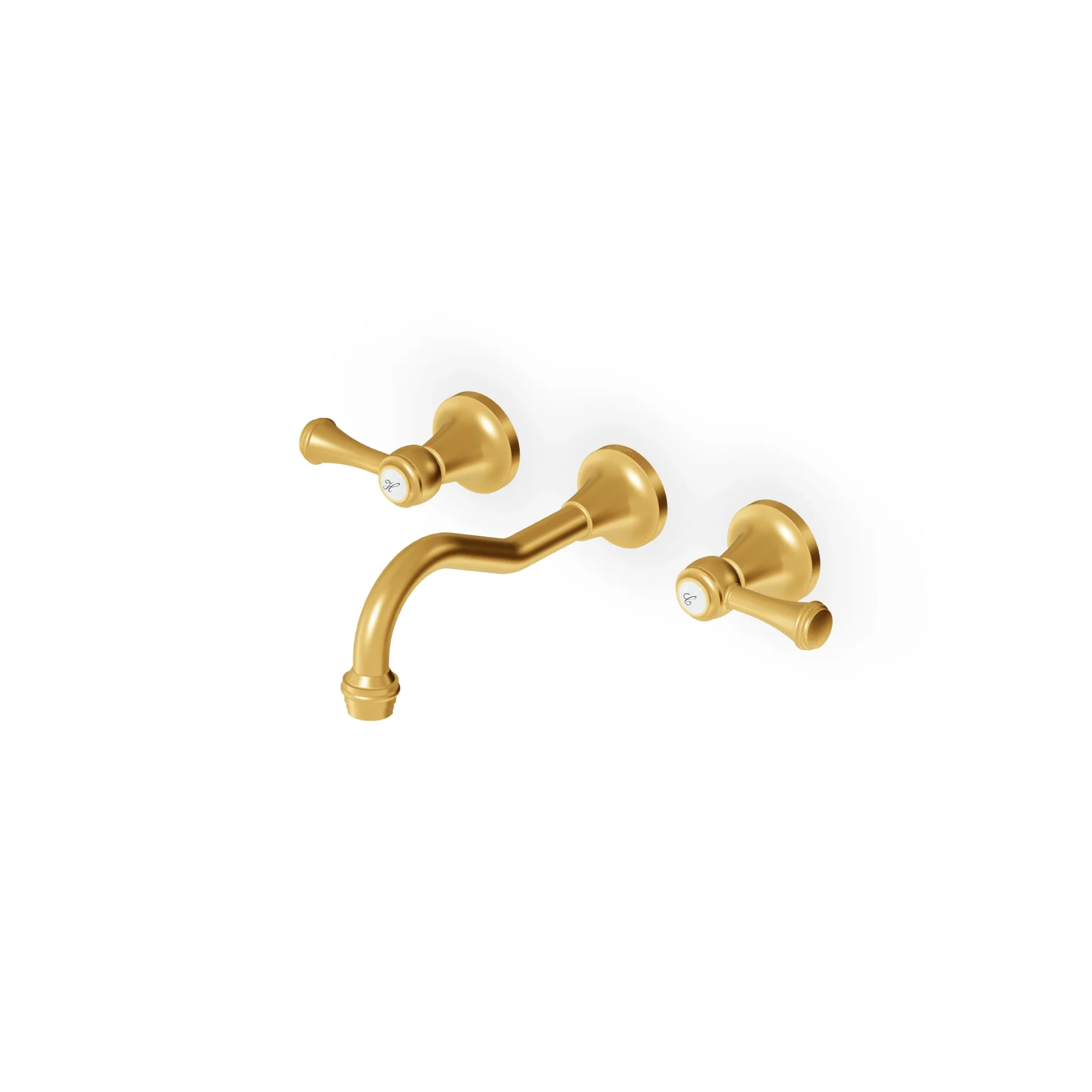 Zucchetti Agorà Classic 3 Holes Sink Tap + Recessed Part ZAL672+R99504