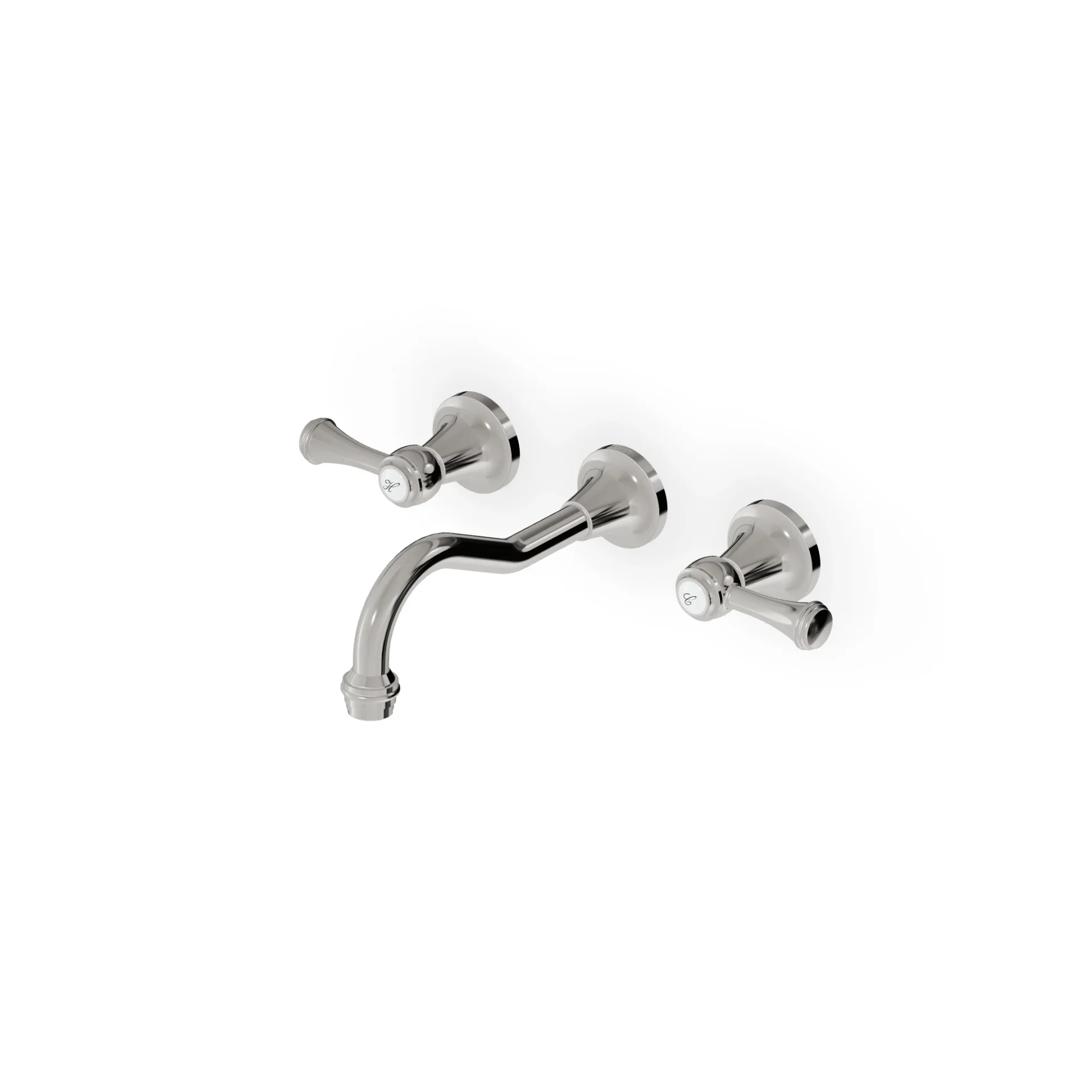 Zucchetti Agorà Classic 3 Holes Sink Tap + Recessed Part ZAL672+R99504