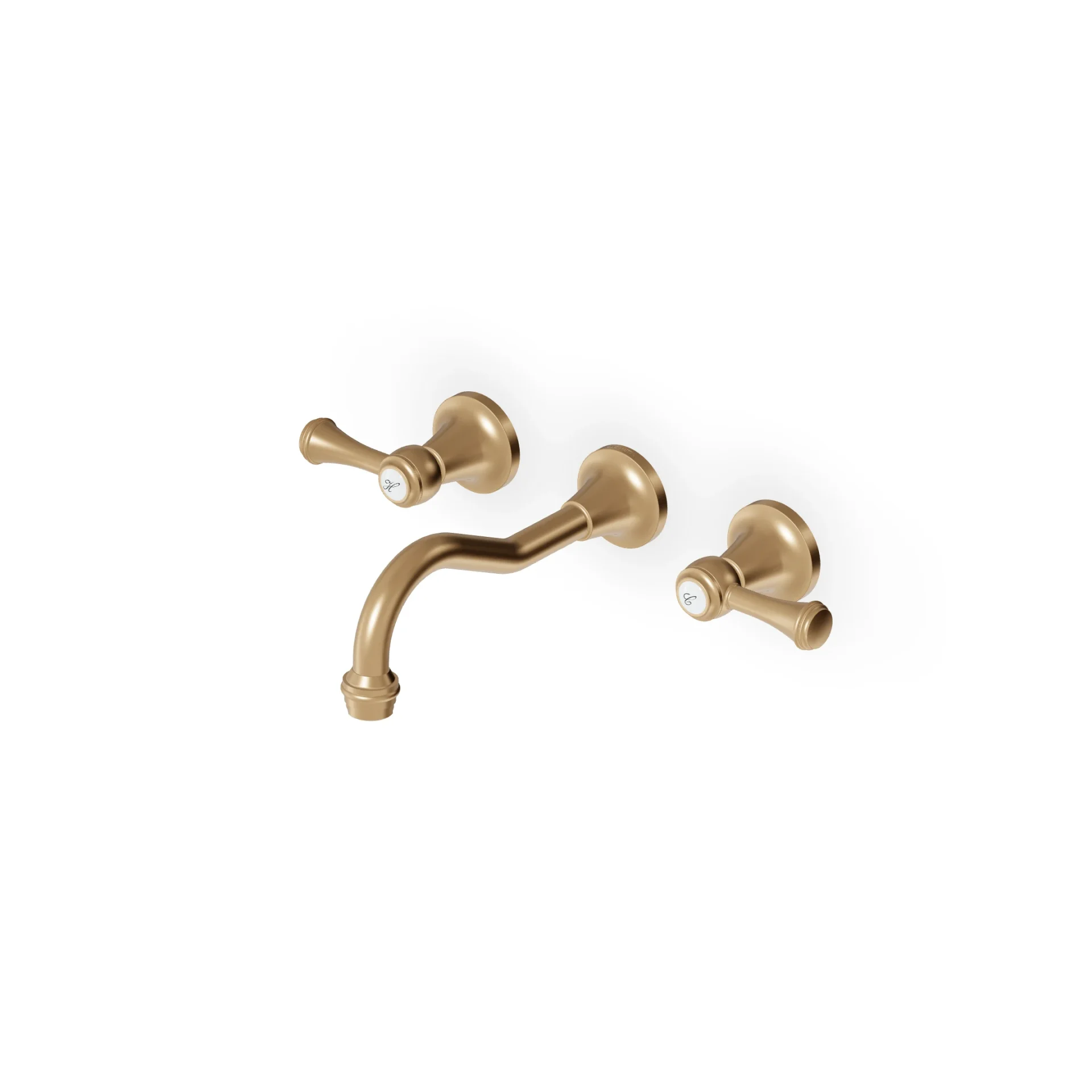Zucchetti Agorà Classic 3 Holes Sink Tap + Recessed Part ZAL672+R99504
