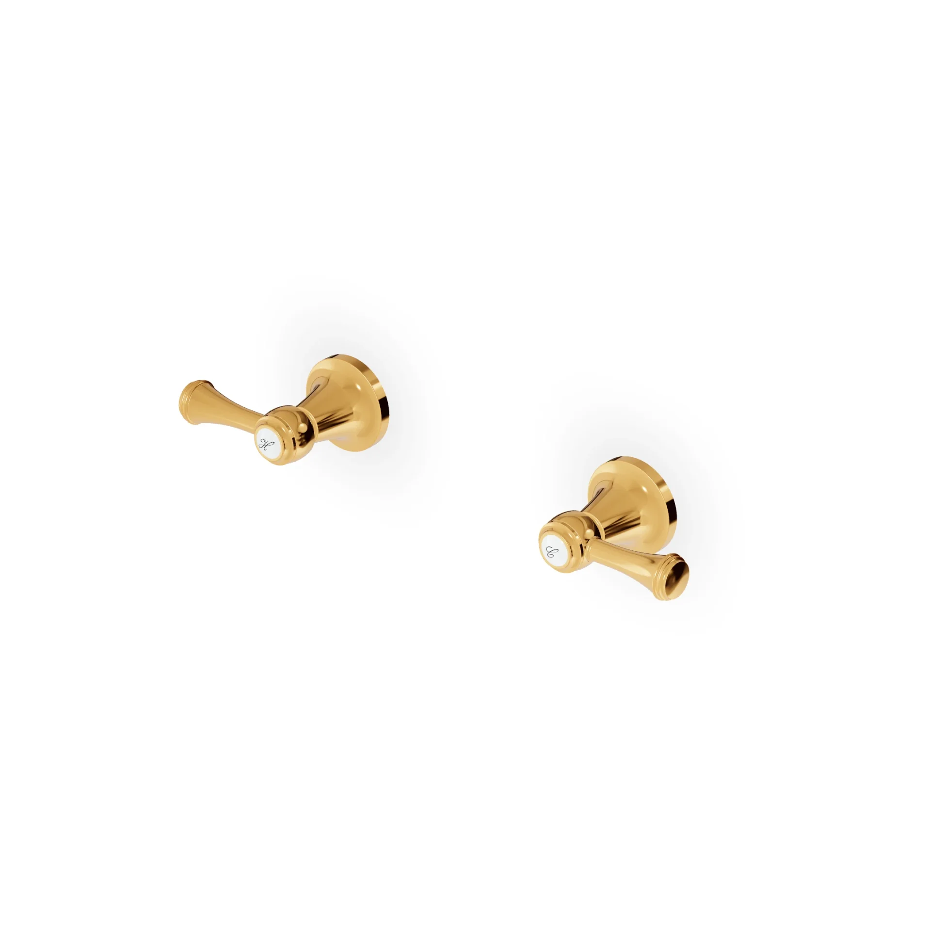 Zucchetti Agorà Classic Wall Mounted Shower Mixers + Recessed Part ZAL738+R99503