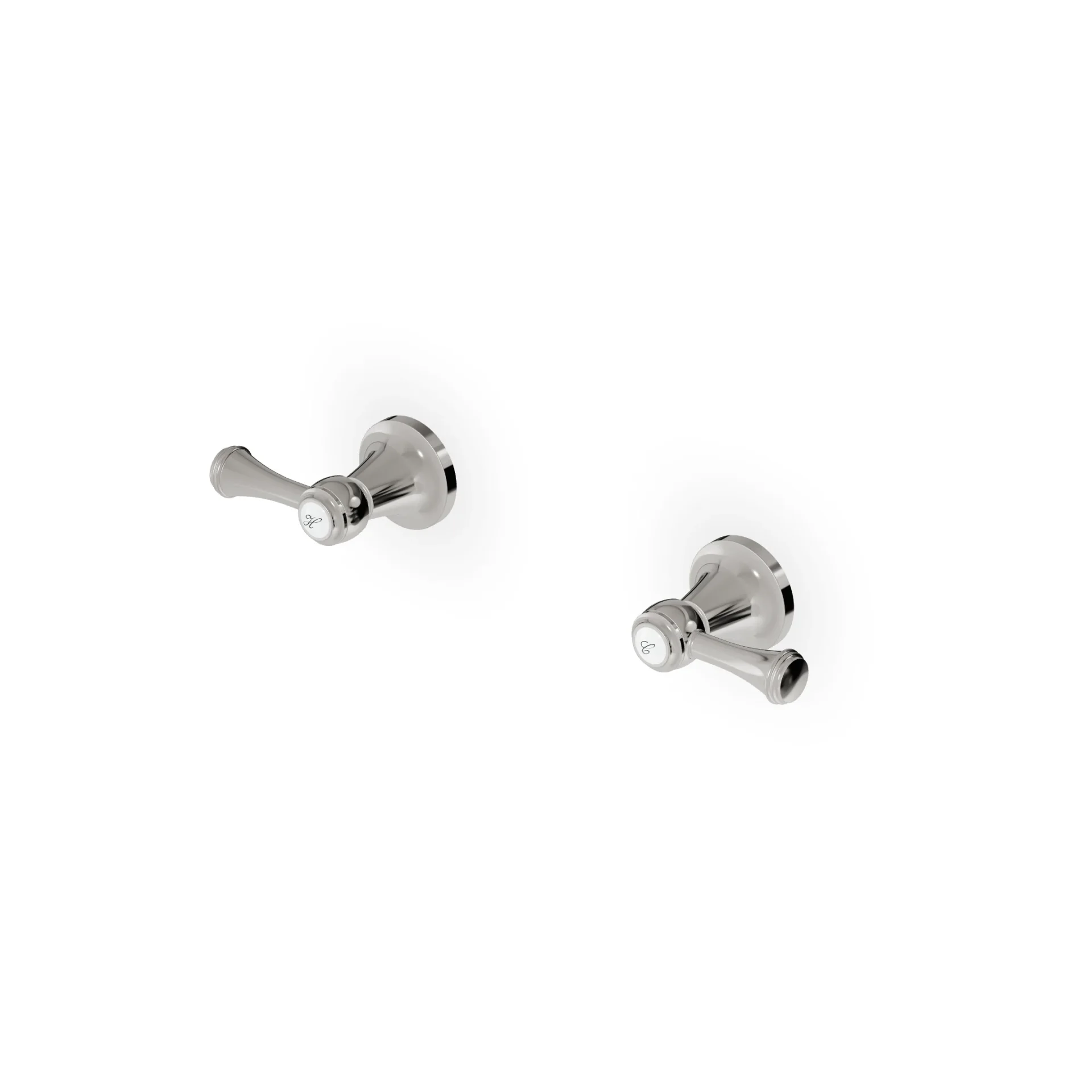 Zucchetti Agorà Classic Wall Mounted Shower Mixers + Recessed Part ZAL738+R99503