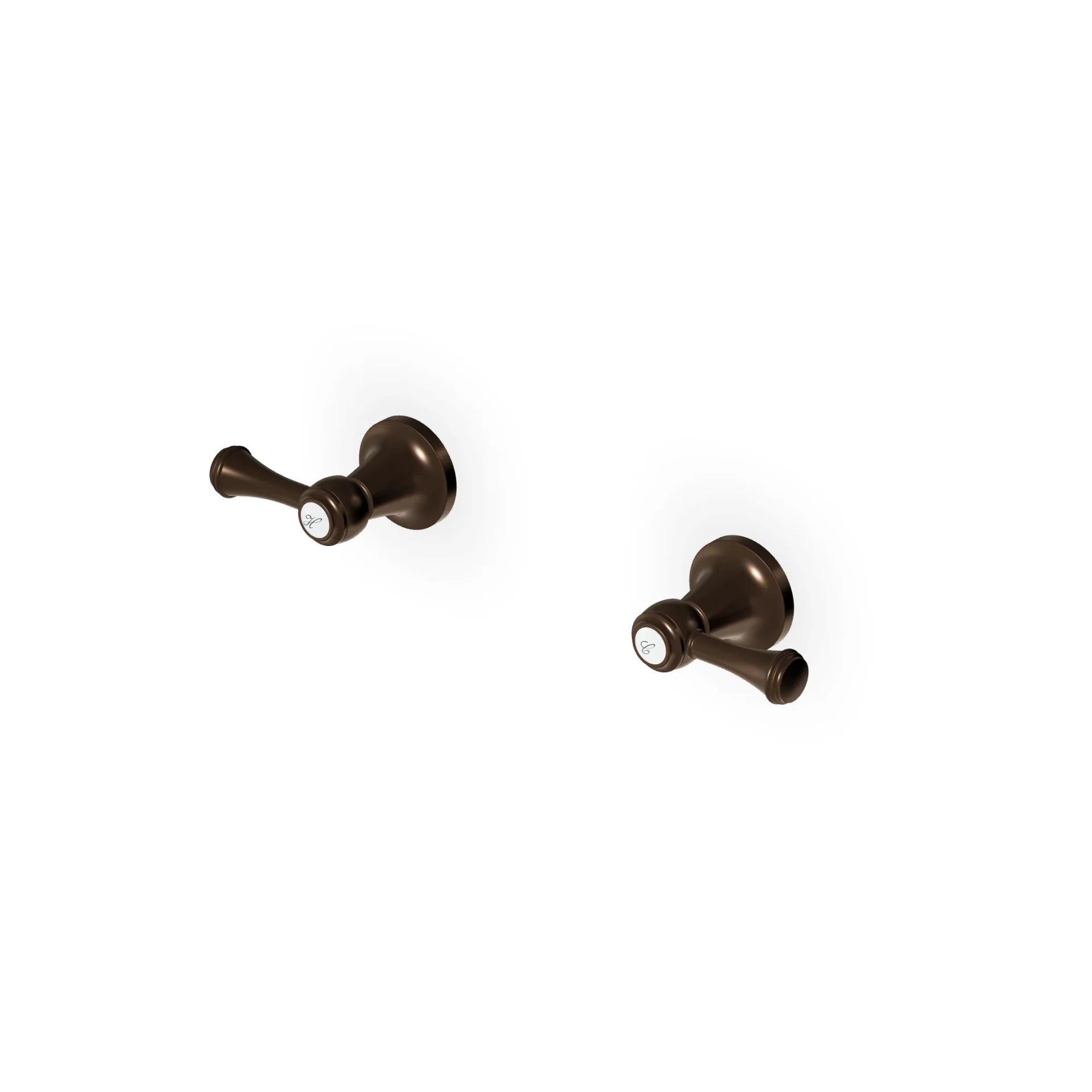 Zucchetti Agorà Classic Wall Mounted Shower Mixers + Recessed Part ZAL738+R99503