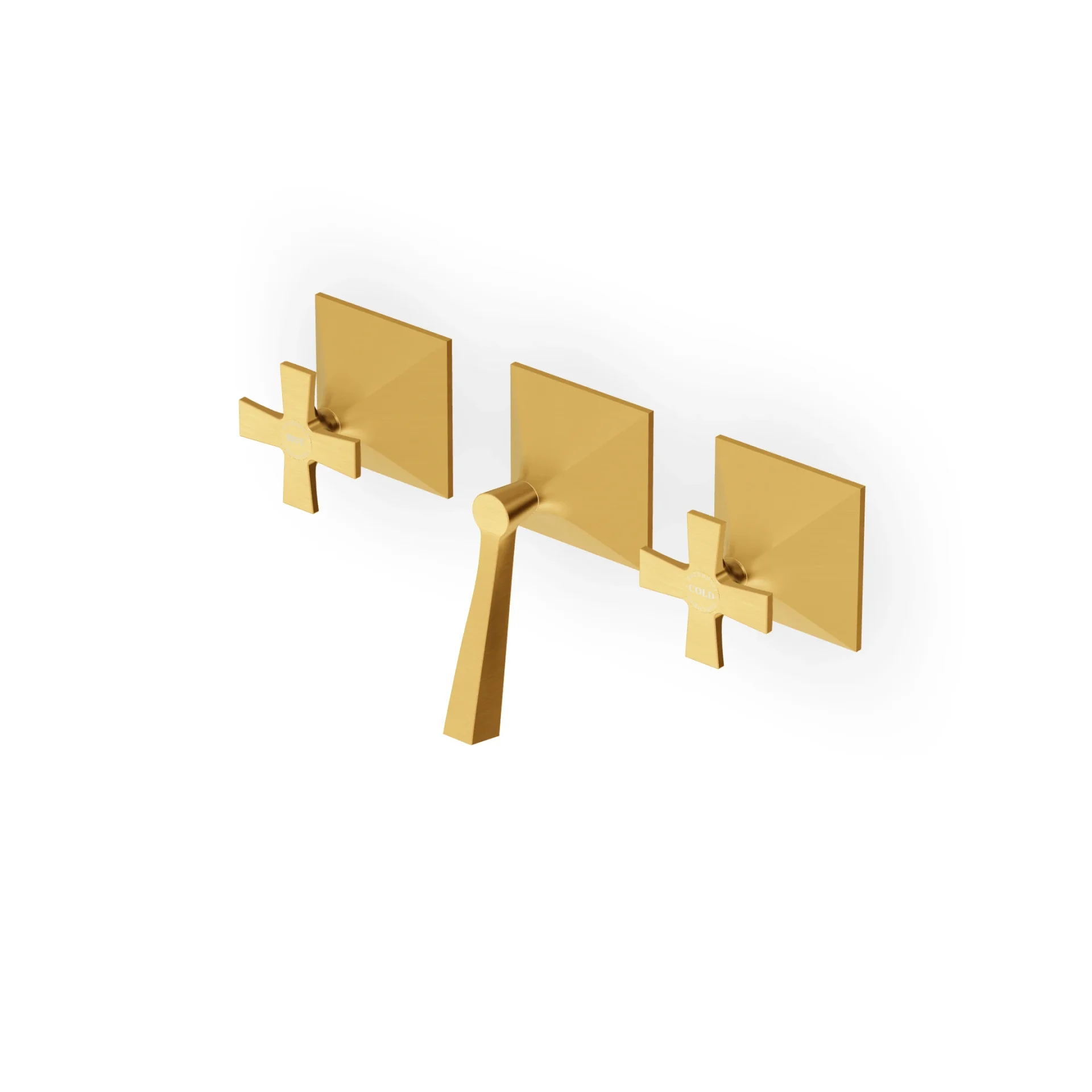 Zucchetti Bellagio 3 Holes Tub Tap + Recessed Part ZB1695+R99508