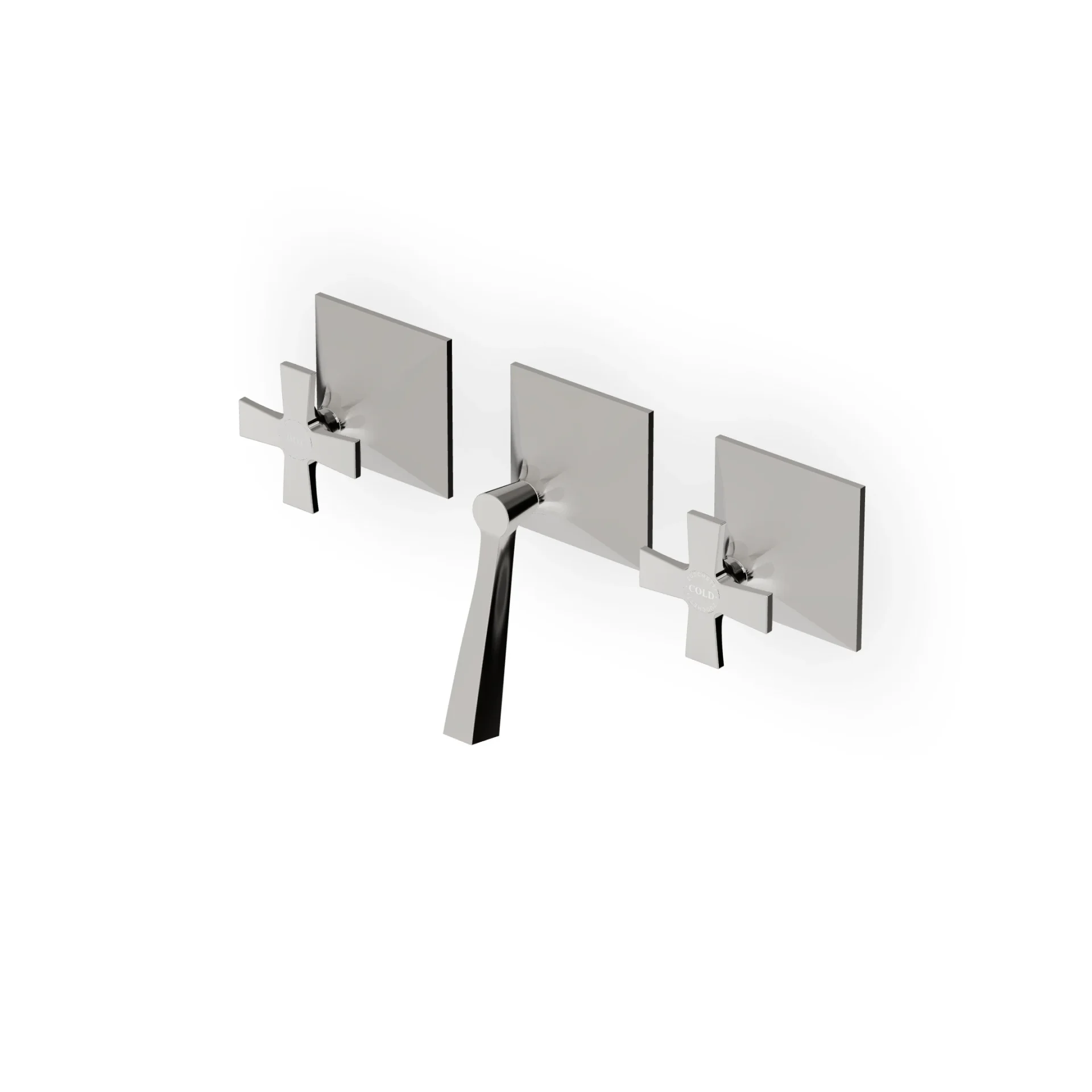 Zucchetti Bellagio 3 Holes Tub Tap + Recessed Part ZB1695+R99508