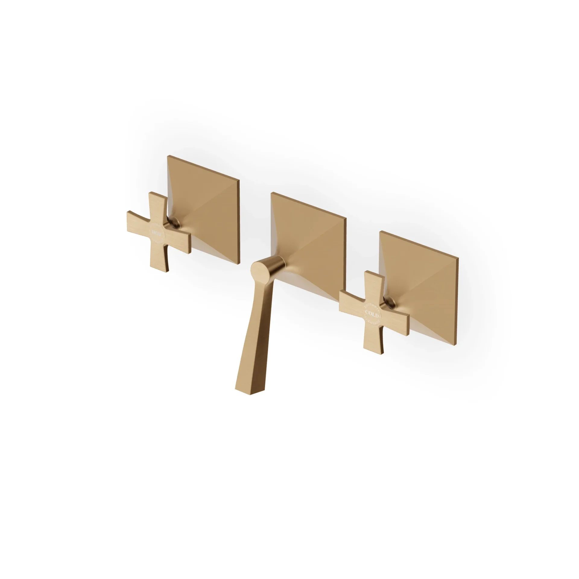Zucchetti Bellagio 3 Holes Tub Tap + Recessed Part ZB1695+R99508