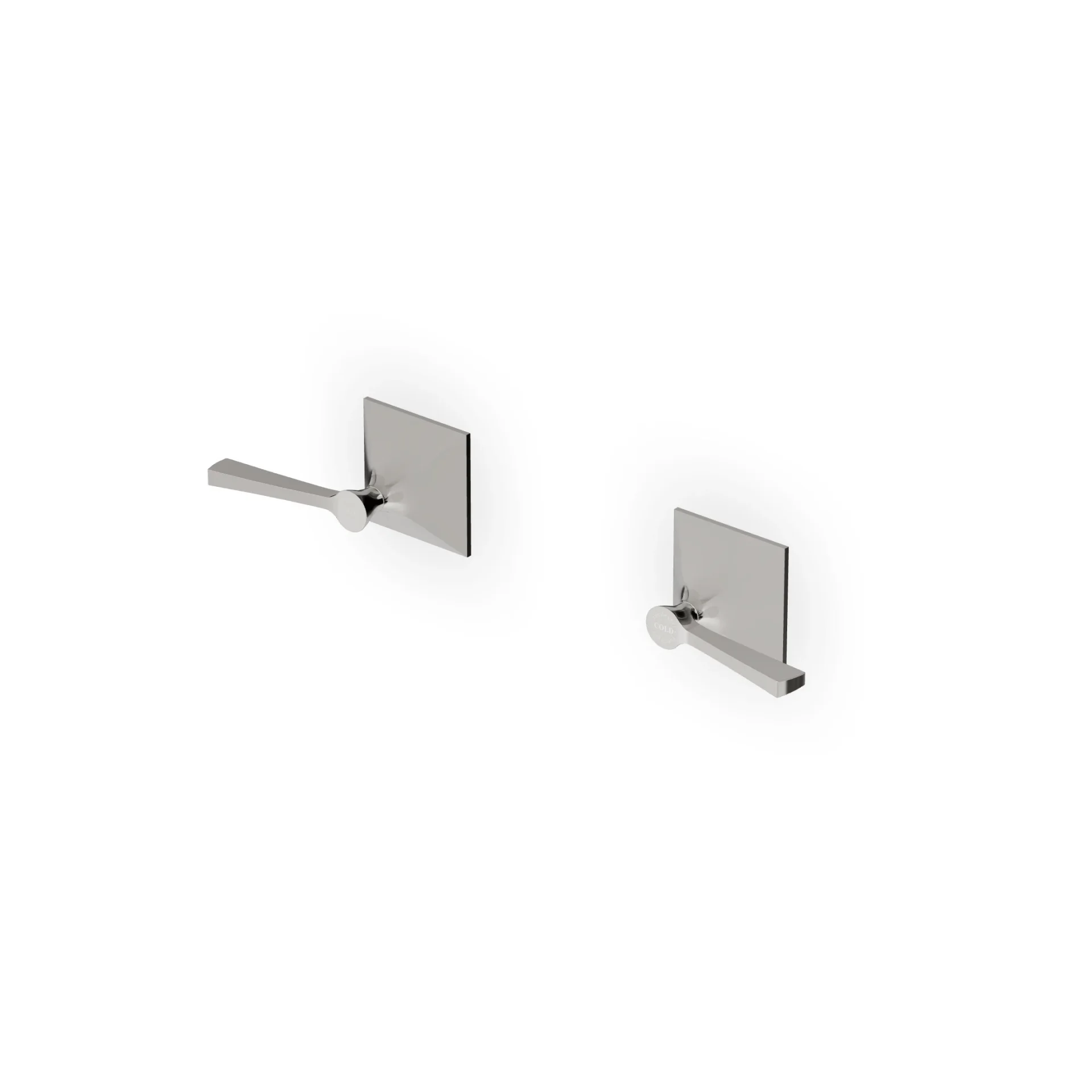Zucchetti Bellagio Wall Mounted Shower Mixers + Recessed Part ZB2738+R99503